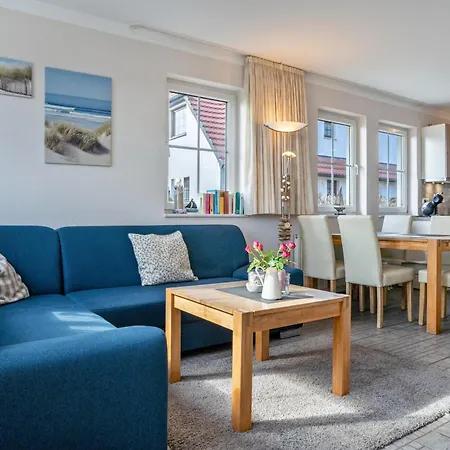 Апартаменты Haus Boddenkieker 1 Ruegen Moenchgut *